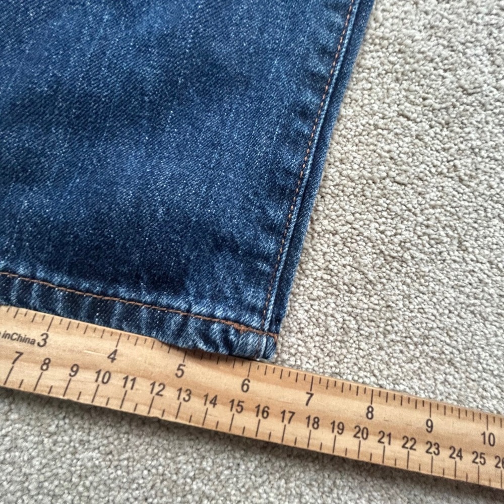 Childrens Place Straight Leg Jeans Dark Wash Denim Size 16 Elastic Waist 0970 - Picture 3 of 8
